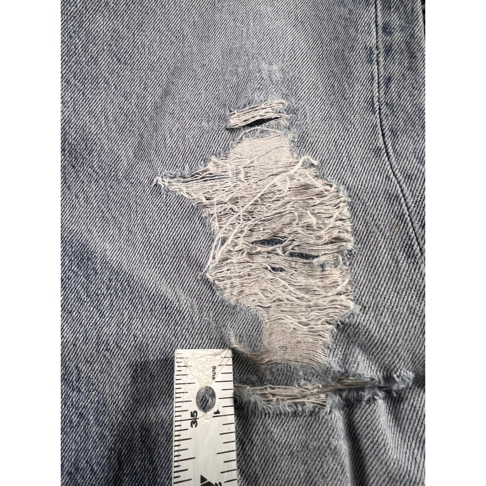 Vintage Levi's 501 Button Fly Jeans Mens 30x30 Light Wash Distressed USA Made - Picture 15 of 16